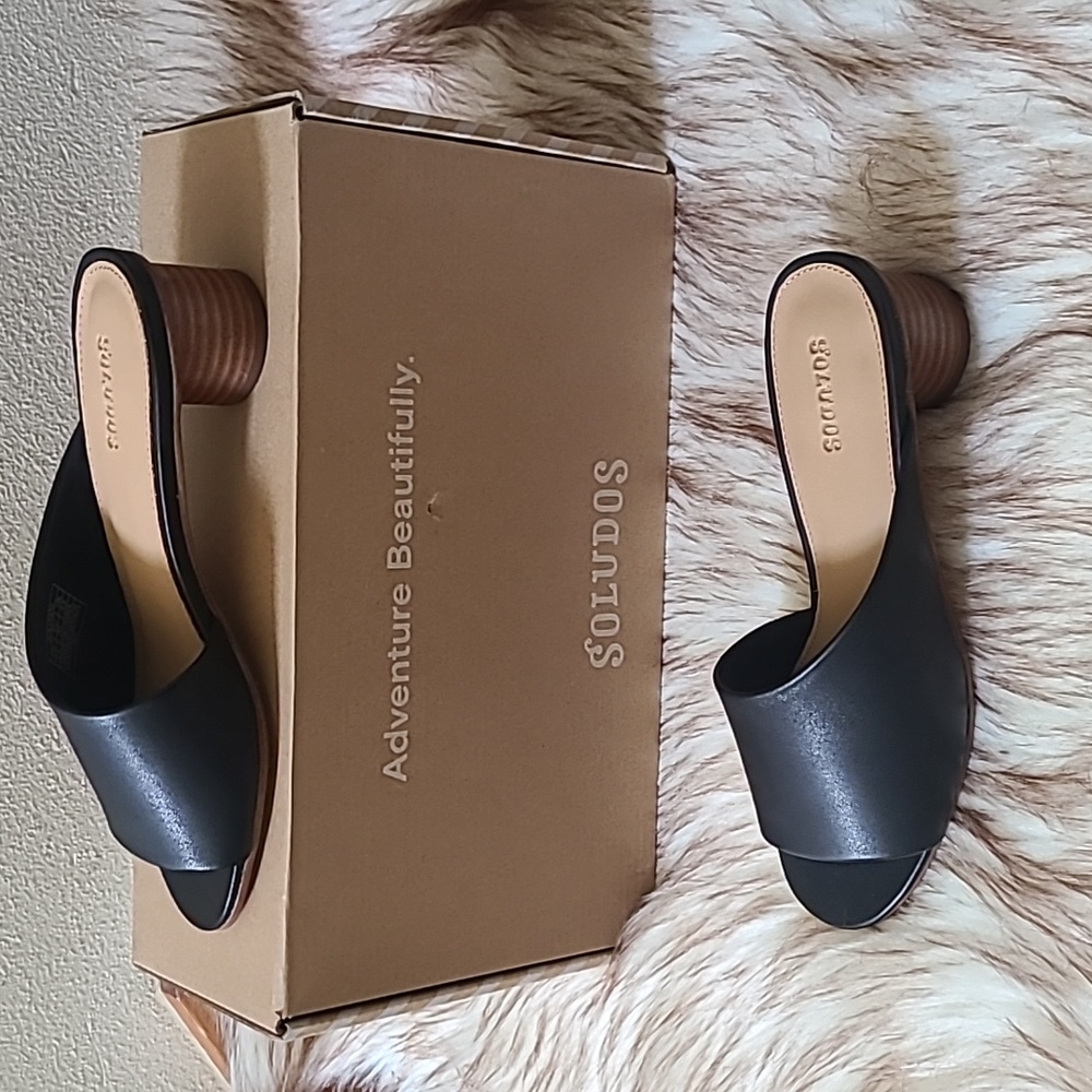 NIB Soludos Milan Mule Leather size 5.5